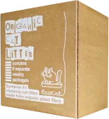 ECO CAT ORGANIC Наполнитель Древесный комкующийся гранулы 4 мм