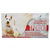 Ветбиохим Тронцил для собак против глистов, 20 таблеток