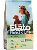 Elato Holistic Lite сухой корм д/щенков всех пород с КУРИЦЕЙ и ИНДЕЙКОЙ,  (2 кг)