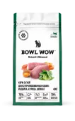 BOWL WOW Fresh Meat Корм сухой с индейкой, курицей и шпинатом для стерилизованных кошек, 400 г