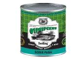 ZOORING Консервы для собак, Сочные кусочки мяса в желе Белая рыба, 850 г