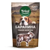 Triol Лакомство для собак PLANET FOOD "Трахея баранья в колечках", 25г