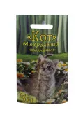 Белый друг наполнитель для кошачьих туалетов минеральный КОТ,5 л