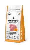 BOWL WOW Корм сухой для кошек с чувствительным пищеварением с индейкой, курицей и тыквой, 8 кг