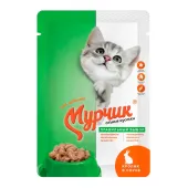 Мурчик Влажный корм для кошек, с кроликом в соусе, 75 г
