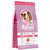 Molina Adult Sensitive. Сухой корм с индейкой и лососем для взрослых собак всех пород с чувствительным пищеварением
