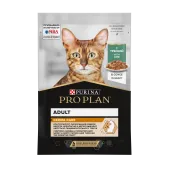 Pro Plan Derma Care, влажный корм для кошек для здоровья кожи и красоты шерсти, с треской в соусе, 85 г