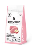 BOWL WOW Корм сухой для взрослых кошек с индейкой и яблоком, 8 кг