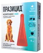 Apicenna Празицид-Комплекс НЕО для собак и щенков от 20 до 40 кг, 1 пипетка 4 мл.