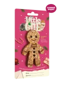 Little One Человечек Пряня. Новогоднее лакомство-игрушка для хомяков, крыс, мышей и песчанок.
