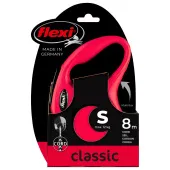 Flexi New Classic S рулетка до 12 кг 8 м., трос, красная