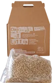 ECO CAT ORGANIC Наполнитель Древесный комкующийся гранулы 4 мм