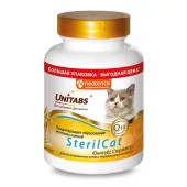 Unitabs SterilCat с Q10 для кастрированных котов и стерилизованных кошек 200 таблеток