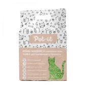 Pet-it  комкующийся наполнитель для кошек Тофу зеленый чай, 12 л NEW