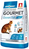 Зоогурман Gourmet, сухой корм для кошек, океаническая рыба