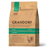 GRANDORF сух. для собак крупных пород Индейка с бурым рисом ---- (3 кг  )