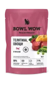 BOWL WOW Влажный корм для стерилизованных кошек: телятина, овощи, 85 г