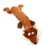 GiGwi Игрушка для собак Лиса с пищалками 62см, серия PLUSH FRIENDZ