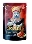 Зооник Влажный корм для кошек, курица в соусе, 85 г