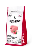 BOWL WOW Корм сухой для щенков средних пород: индейка, рис, клюква, 150 г