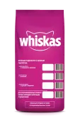Whiskas сухой корм с курицей, 5 кг