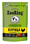 ZOORING Пауч Сочные кусочки в соусе Курица с клюквой для стерилизованных кошек 85 г