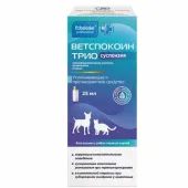 Pchelodar Ветспокоин Трио суспензия для кошек и собак мелких пород, 25 мл
