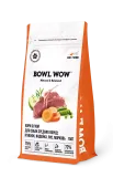 BOWL WOW Корм сухой для собак средних пород: ягненок, индейка, рис, морковь, 150 г