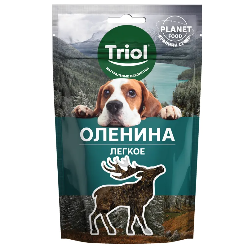 Triol Лакомство для собак "Легкое оленя", 30г, серия PLANET FOOD