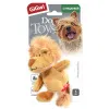GiGwi Игрушка для собак Лев с пищалкой 13см, серия PLUSH FRIENDZ