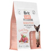 Brit Care Superpremium Cat Sensitive с индейкой и ягненком для взрослых кошек, Чувствительное пищеварение
