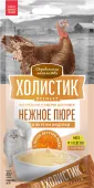 Деревенские лакомства лакомство-пюре для кошек — пюре из индейка/икра летуч рыбы 4х10 г