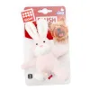 GiGwi Игрушка для собак Заяц с пищалкой 14см, серия PLUSH FRIENDZ