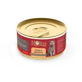 Molina Натуральное Мясо консервы (тунец, креветки в желе) 80 г