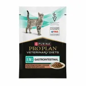 Purina Veterinary Diet Влажный корм для кошек Gastrointestinal EN при расстройствах пищеварения, с лососем, 85 г