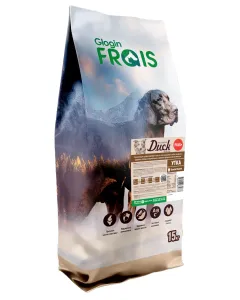 FRAIS ADULT DOG DUCK PLUS+ АКЦИЯ! Сухой корм для взрослых собак средних и крупных пород с мясом утки