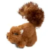 GiGwi Игрушка для собак Белка с пищалкой 15см, серия PLUSH FRIENDZ
