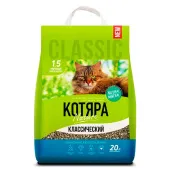 Котяра Наполнитель комкующийся классический 20 л