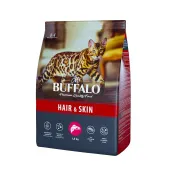 Mr.Buffalo ADULT HAIR & SKIN Сухой корм для кошек с лососем