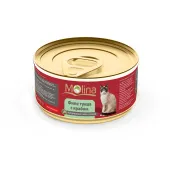 Molina Натуральное Мясо консервы (Тунец, краб в соусе) 80 г