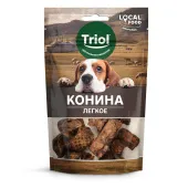Triol LOCAL FOOD Лакомство для собак "Легкое конское", 30г