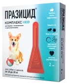 Apicenna Празицид-Комплекс НЕО капли для собак и щенков от 10 до 20 кг, 1пип. 2 мл.