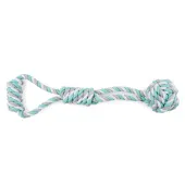 Triol Игрушка для собак "Верёвка с ручкой, плетеный мяч", 260мм, серия PUPPY