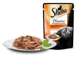 Sheba PLEASURE, влажный корм для кошек, телятина с языком, 85 г