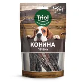 Triol LOCAL FOOD Лакомство для собак "Печень конская", 50г