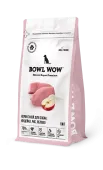 BOWL WOW Корм сухой для собак средних пород с индейкой, рисом и добавлением яблока, 10 кг
