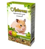 Любимчик Корм для хомяков фрукты, 400 г