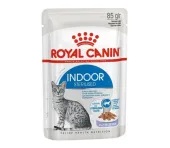 Royal Canin Indor Sterilised, влажный корм для взрослых стерилизованных кошек, живущих в помещении, кусочки в желе, 85 г
