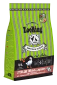 ZOORING Sterilized CAT DUCK&Lingonberry Сухой корм для стерилизованных кошек и кастрированных котов всех пород Утка с брусникой
