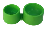 Алиса Миска двойная для грызунов Ф 12 × 7 см, Ф 9 × 7 см